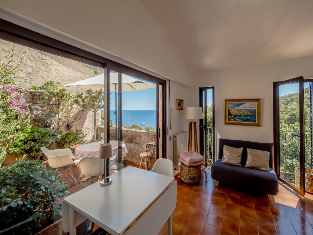 living room terrace | Residence les sources