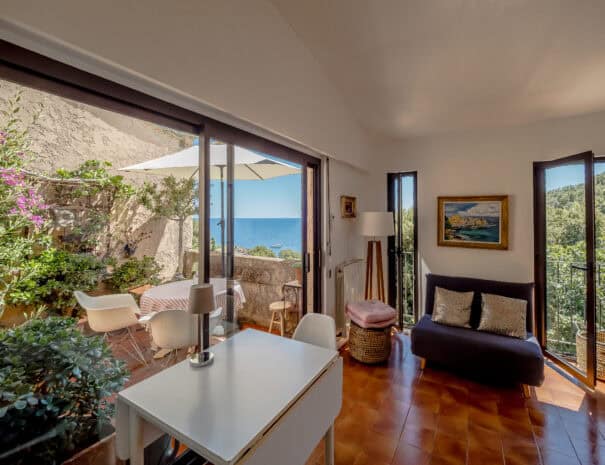 living room terrace | Residence les sources